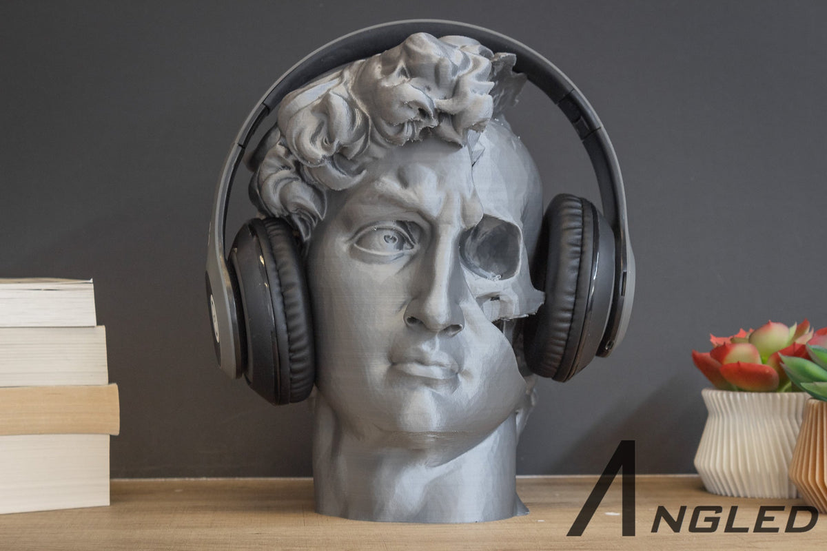 Elevate Your Gaming Space with the David Skull Headphone Stand